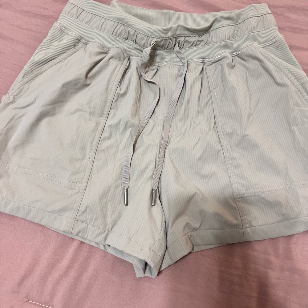 Lululemon Athletica Light Gray Athletic Shorts